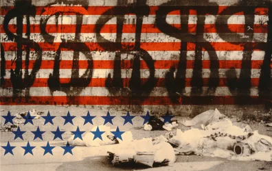 Sponsorzy, 1992 (sitodruk na płótnie)